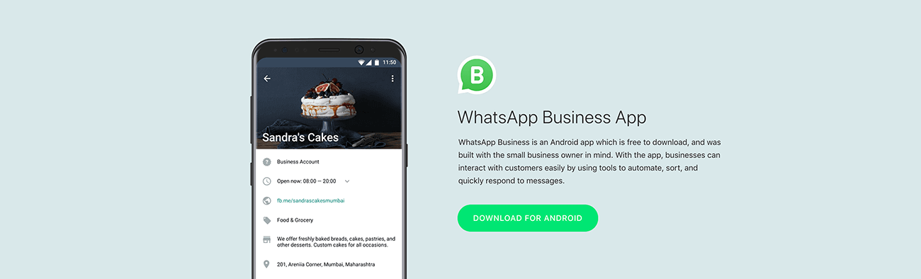 WhatsApp for Business App