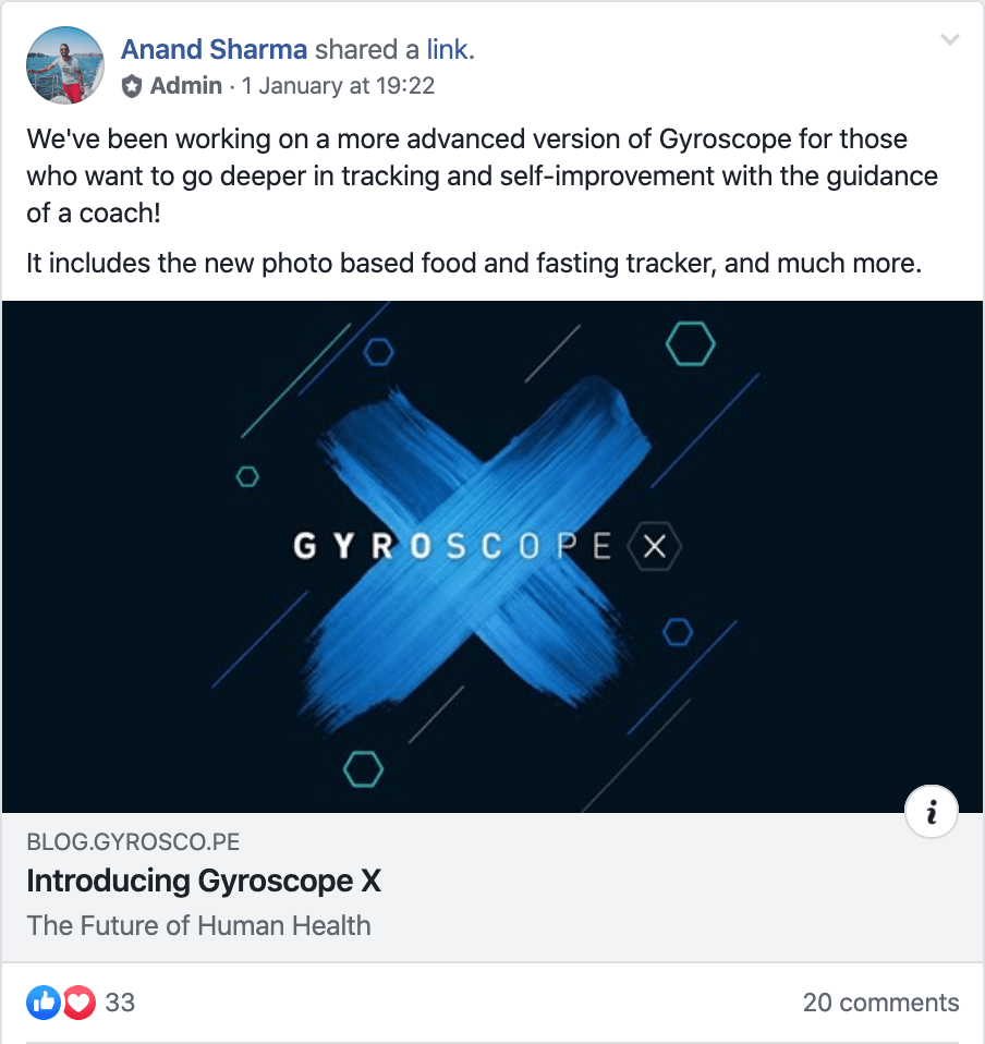 An exclusive members only community on Facebook for Gyroscope Pro members