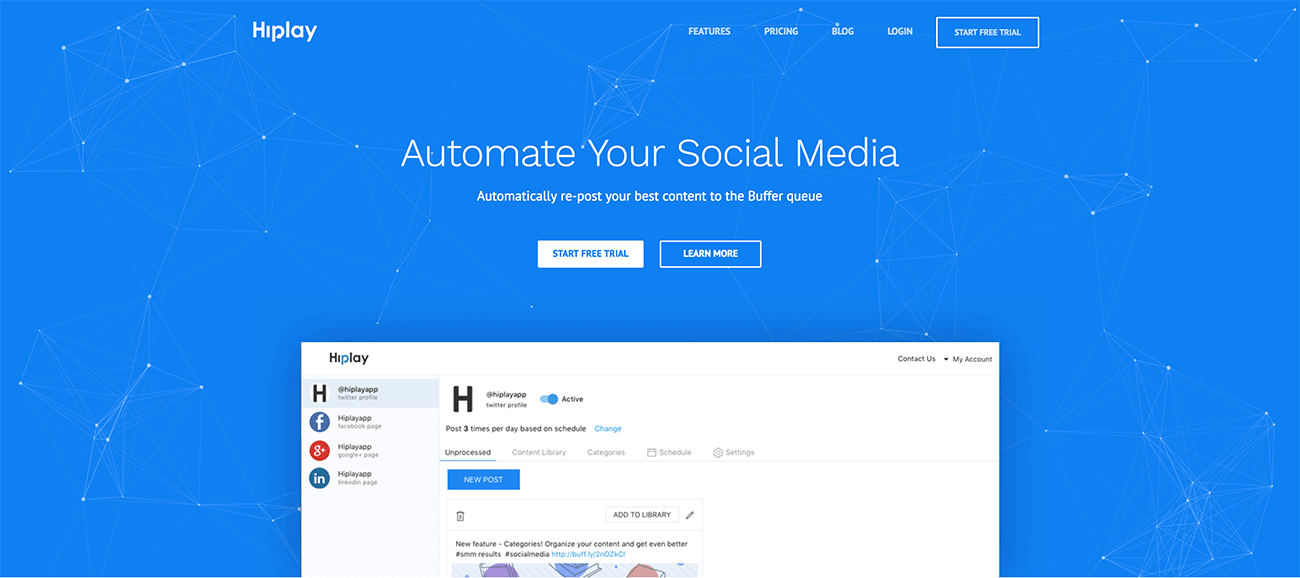 Hiplay - Automate Your Social Media