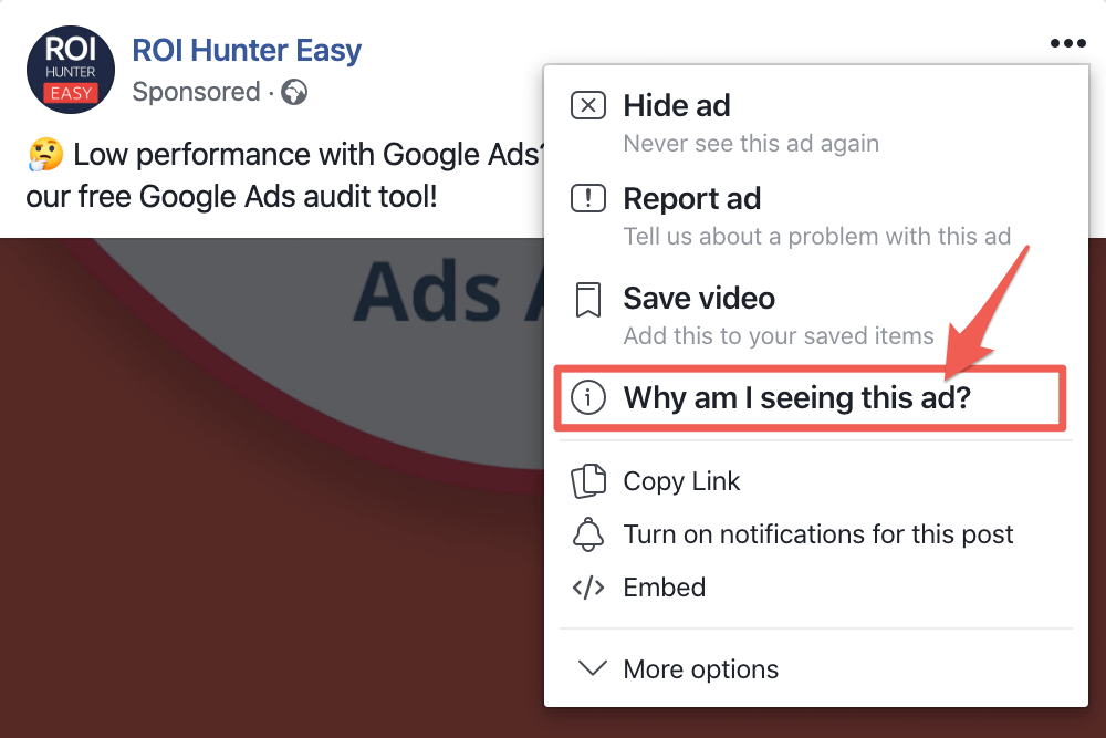 Finding out the target audience of your competitors using Facebook ads