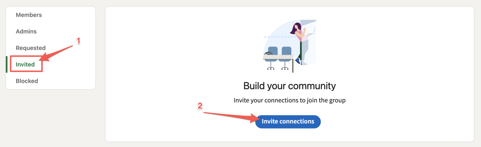 How to invite members into your LinkedIn group