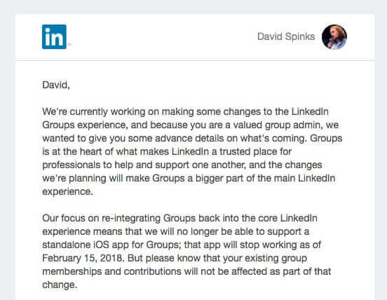 LinkedIn Groups at the heart of what makes LinkedIn a trusted place for professionals to help and support one another